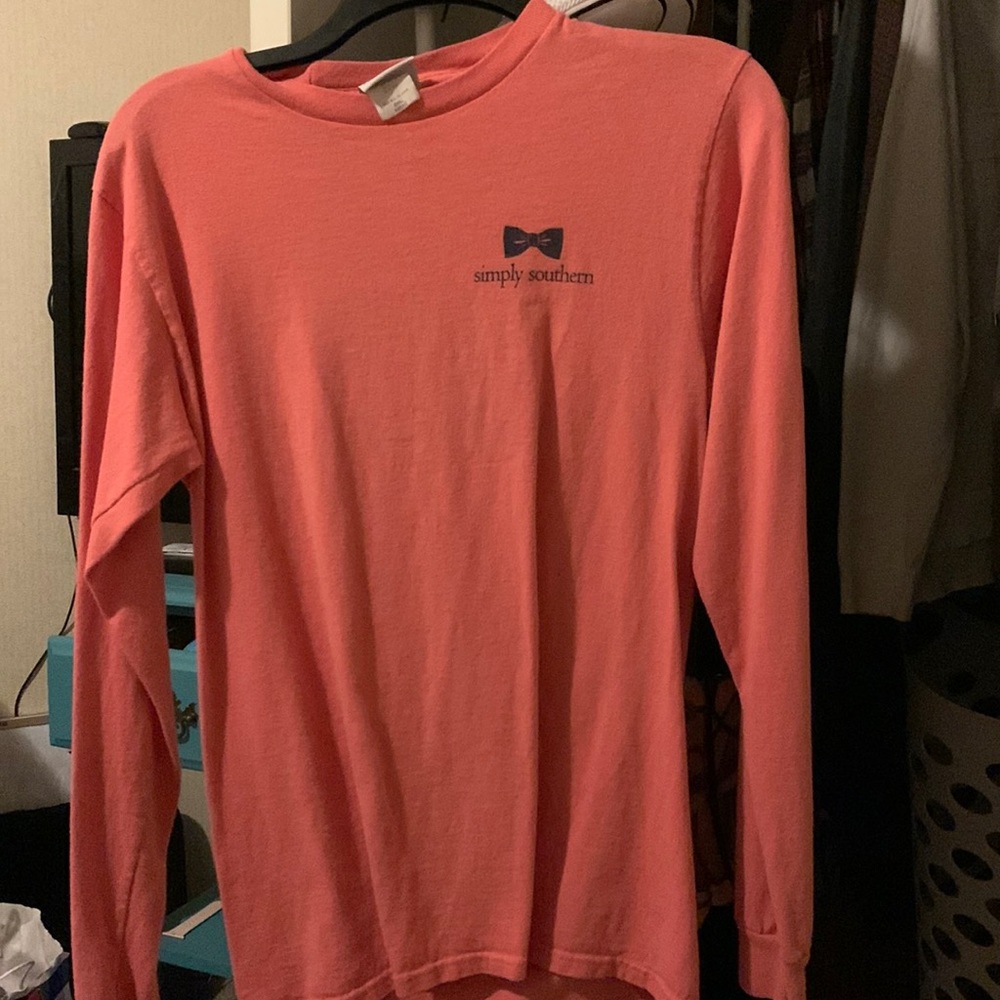 Simply southern pink long sleeve shirt